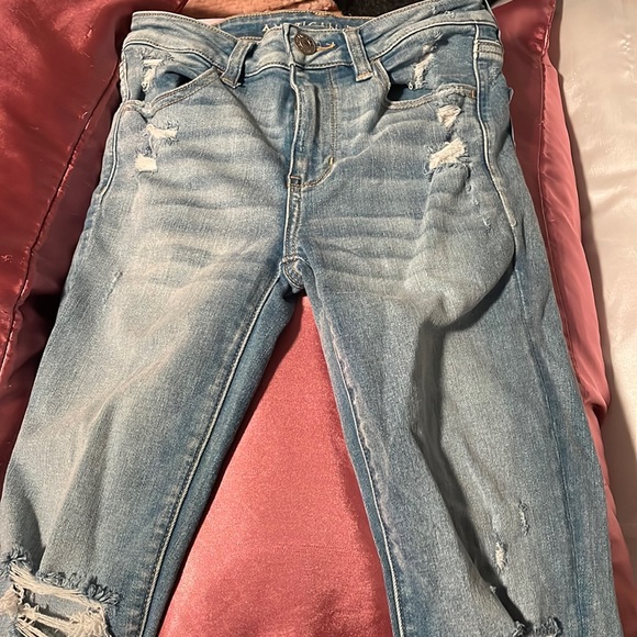 American eagle skinny ripped skinny jeans - Picture 1 of 3